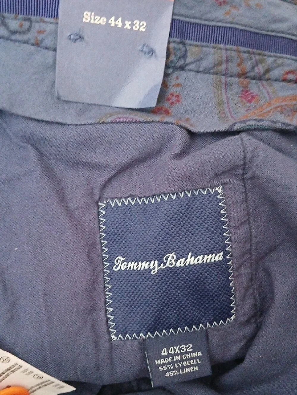 Tommy Bahama Maritime LA Jolla Linen Blend Authentic Fit Pants 44/32 NWT